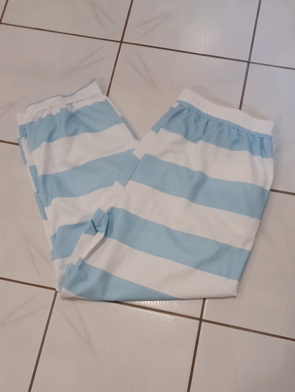 4/$40 Blue & White Striped Joggers - Size 3XL (US18)